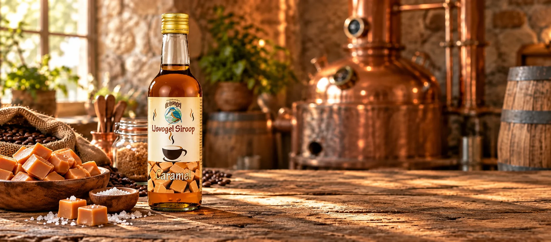 Caramel Siroop 0% | De IJsvogel