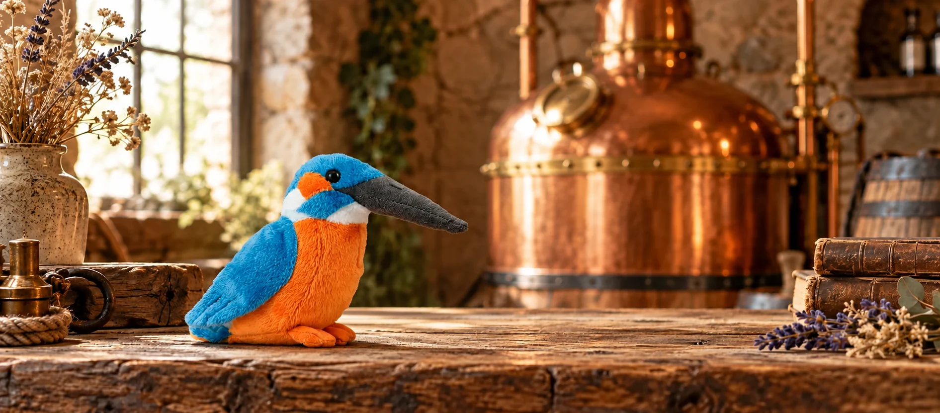 IJsvogelknuffel klein 13 cm. | De IJsvogel