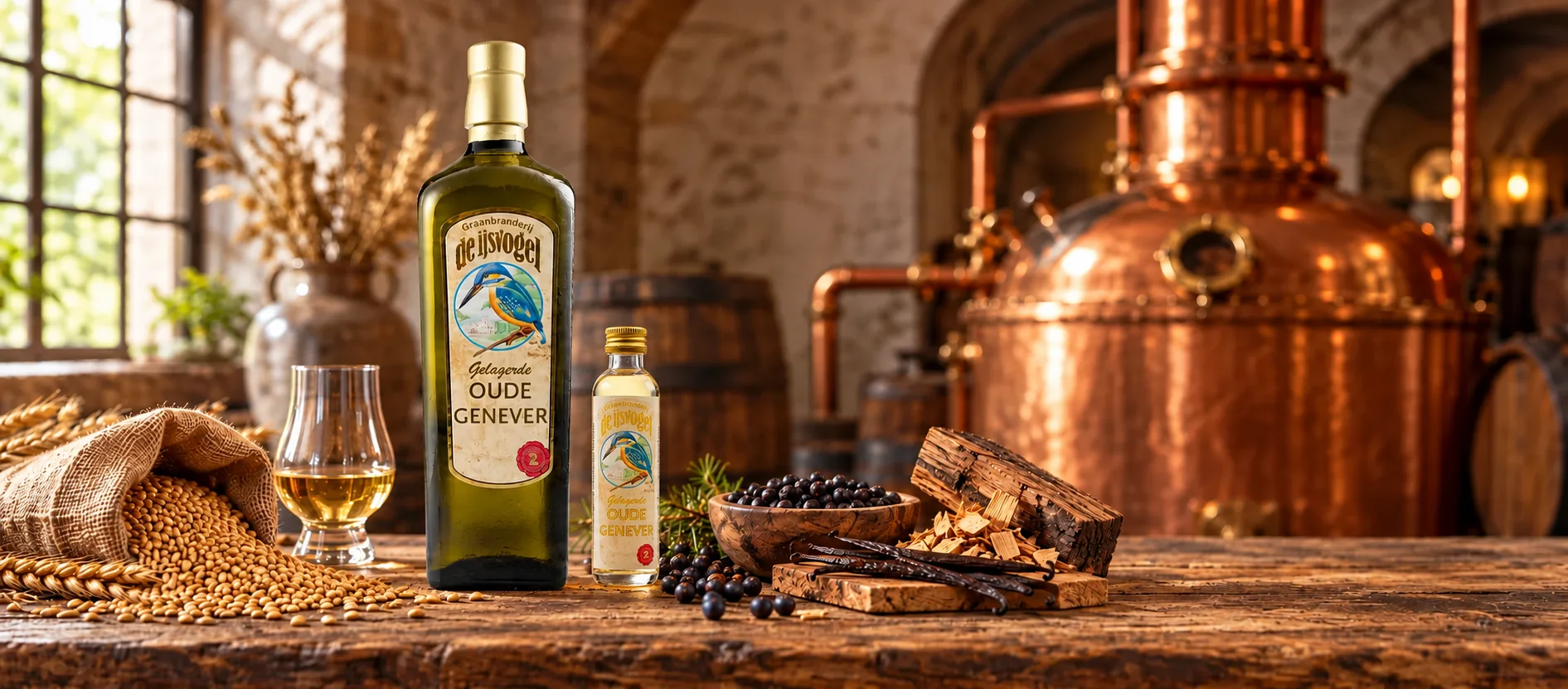 Oude Gelagerde Genever | De IJsvogel
